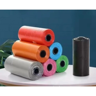 Köpek Dışkı Poşeti 4lü Düz Renk Set (5468)