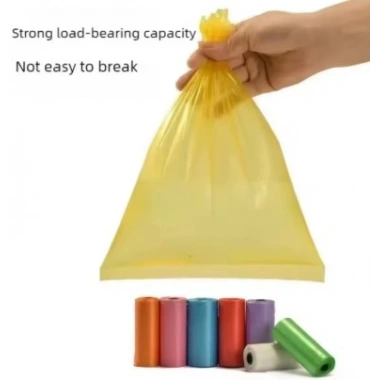 Köpek Dışkı Poşeti 4lü Düz Renk Set (5468)