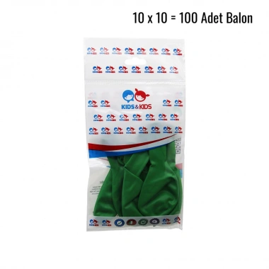 KOYU YEŞİL 100PCS BALON G-90A (5468)