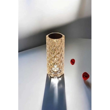 Kristal Dokunmatik Ve Kumandalı Masa Ve Gece lambası