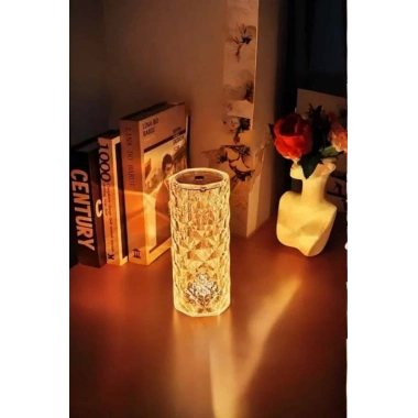 Kristal Dokunmatik Ve Kumandalı Masa Ve Gece lambası
