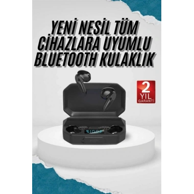 Kulak İçi Bluetooth Kulaklık Rgb Işıklı Çift Mikrofonlu iOS/Android Uyumlu BT 5.2