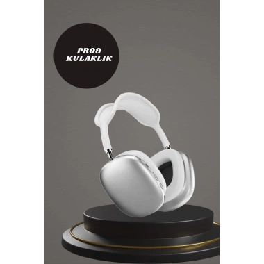 Kulak Üstü P9 Kablosuz Bluetooth Kulaklık ve 7 Kordonlu Akıllı Saat