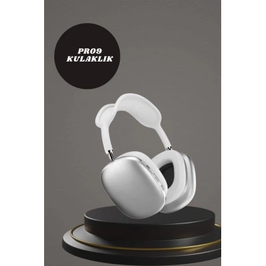 Kulak Üstü P9 Kablosuz Bluetooth Kulaklık ve 7 Kordonlu Akıllı Saat