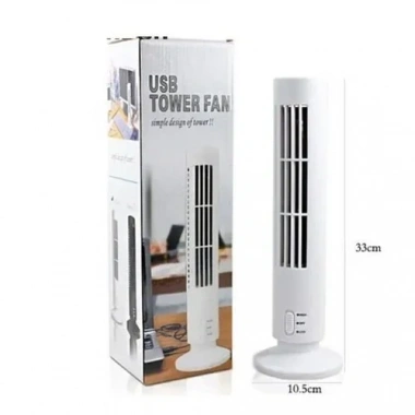 Kule Tipi USB Elektrik Fan Yapraksız Klima Fanı (5468)