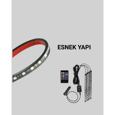 Kumandalı Araç LED Şerit Işıklar