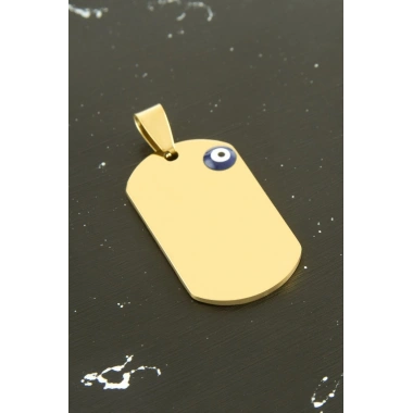 Künye Çelik Kolye Ucu 2*3,5 cm