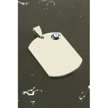 Künye Çelik Kolye Ucu 2,5*3,5 cm