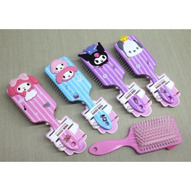 Kuromi, Hello Kitty, Cinnamon, My Melody Saç Tarağı Model 2