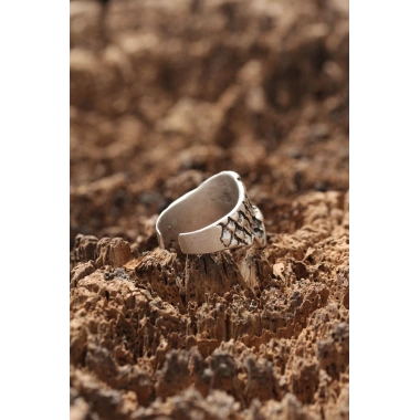 Kuru Kafa Desen Ayarlanabilir Yüzük