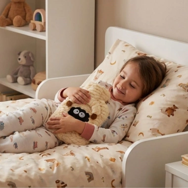 Kuzucuk Figürlü Peluş Sıcak Su Torbası 1 Lt – Yumuşak Kılıf, Uzun Süre Sıcak Tutan Termal Su Torbası (5468)