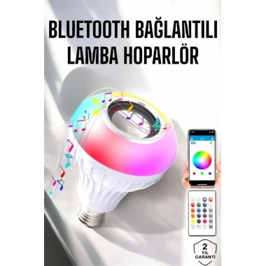 Lamba Led Hoparlör Dayanıklı ve Uzun Ömürlü Bluetooth Hoparlör