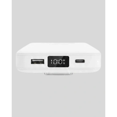 LCD Göstergeli Manyetik Powerbank Type C USB Girişli