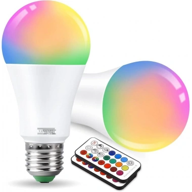 Led Ampul Enerji Dostu RGB Işıklı 100W Led Işık