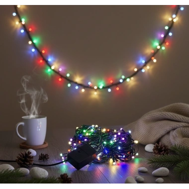 LED Damla Uçlu RGB Dekoratif Işık 10 Metre 100