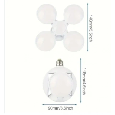 Led Futbol Ufo Ampul E27 28w 360 Derece Katlanır Lamba Ac 220v Lamba Led Spot Işık Beyaz Glop Led