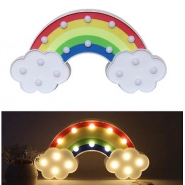 Led Işıklı Gökkuşağı Gece Lambası