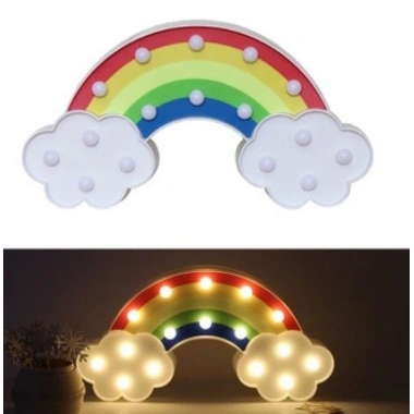 Led Işıklı Gökkuşağı Gece Lambası