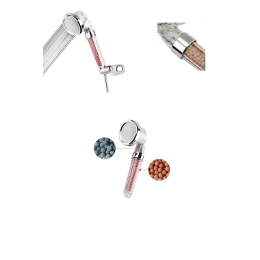 Led Işıklı Su Tasarruflu Banyo Duş Başlığı (5468)