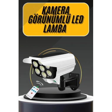 LED Lamba-Güneş Paneli Destekli Uzaktan Kumandalı Solar LED Lamba