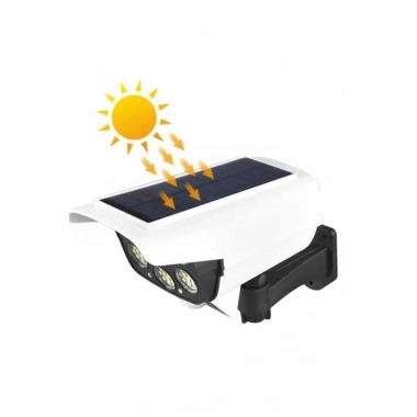 LED Lamba-Güneş Paneli Destekli Uzaktan Kumandalı Solar LED Lamba