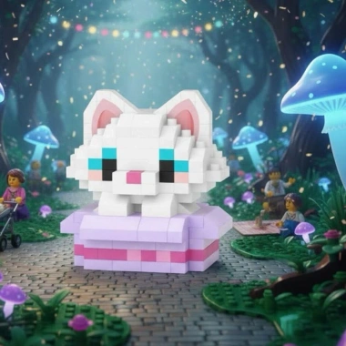 LZ-8641 LOZ KEDİ 170 PARÇA BLOCK OYUNCAK-MİNİ POŞET