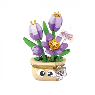 LZ-8842 SAKSILI LALE ÇİÇEĞİ 380 PARÇA BLOCK