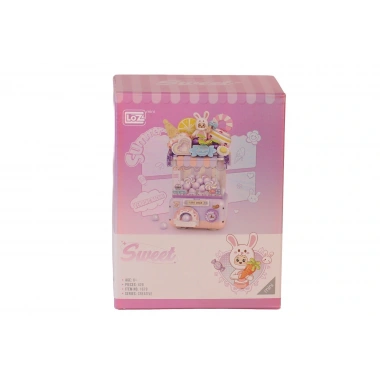 LZ1679 LOZ  Sevimli Gashapon Makineleri MOR  BLOCK OYUNCAK 428 PRÇ