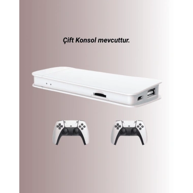 M15 Retro Konsol – 20.000 Oyunlu, Çift Gamepadli, 4K HDMI
