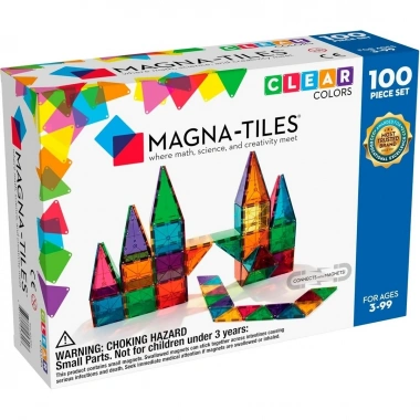 Magna Tiles Clear Color 100 Parça