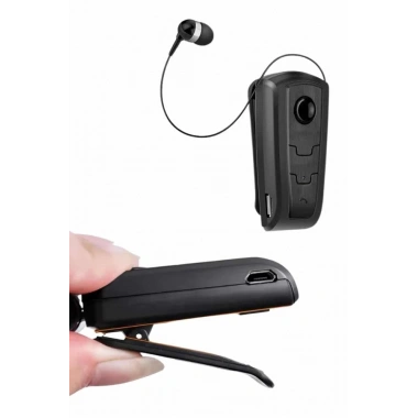 Makaralı Bluetooth Kulakiçi Yaka Kulaklığı Kablosuz Kulaklık