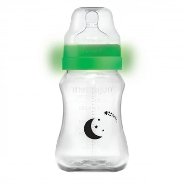 Mamajoo Gece & Gündüz Biberonu 270 ml & Anti-Kolik Biberon Emziği No:2 / M