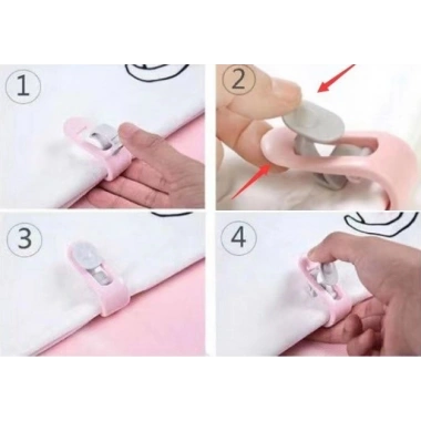 Mandallı Yorgan Sabitleme Klipsi 10 Adet (5468)