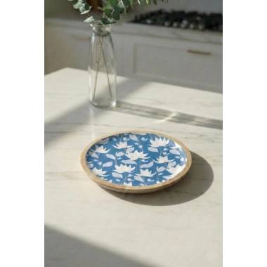 Mango Agacı Pasta Tabağı & Sunum Tabağı 20 Cm Desenli