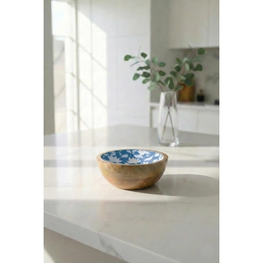 Mango Agacı Sunum Servis Kasesi & Dekoratif Kase 20 Cm Desenli