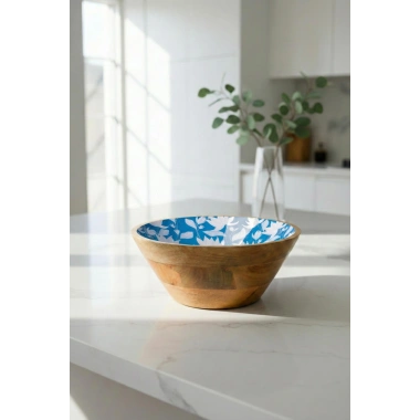 Mango Agacı Sunum Servis Kasesi & Dekoratif Kase 25 Cm Desenli