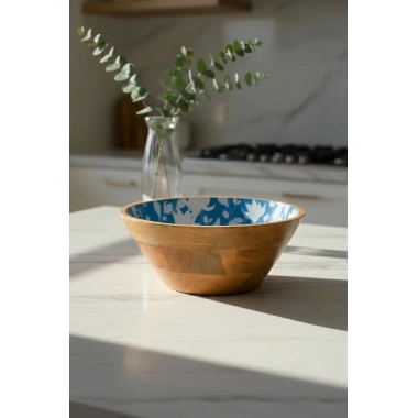 Mango Agacı Sunum Servis Kasesi & Dekoratif Kase 25 Cm Desenli