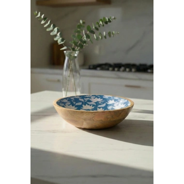 Mango Agacı Sunum Servis Kasesi & Dekoratif Kase 25 Cm Desenli