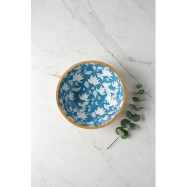 Mango Agacı Sunum Servis Kasesi & Dekoratif Kase 25 Cm Desenli