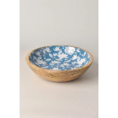 Mango Agacı Sunum Servis Kasesi & Dekoratif Kase 25 Cm Desenli