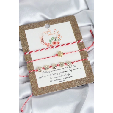 Marteniçka Bileklik 3lü Yonca Model