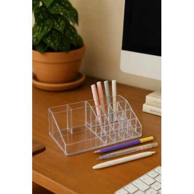 Masa Üstü Kalem Düzenleyici Kalemlik 22 cm