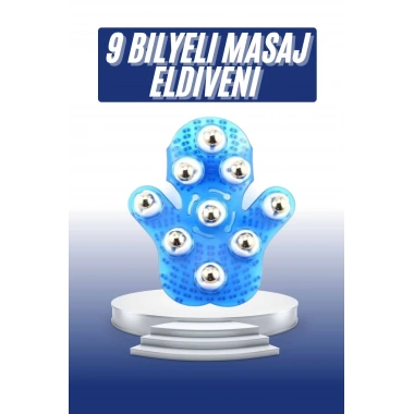 Masaj Aleti El Şeklinde Omuz Bacak Bilyeli Masaj Eldiveni El Şekilli