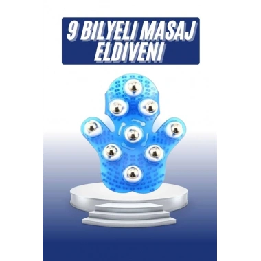 Masaj Aleti El Şeklinde Omuz Bacak Bilyeli Masaj Eldiveni El Şekilli