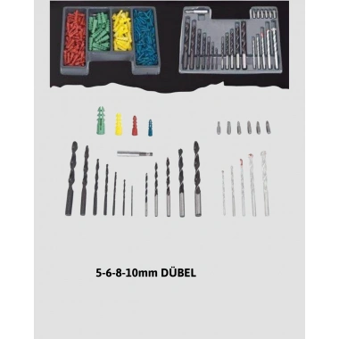 Matkap Ucu Seti Organizerli Çok Amaçlı Delme Uçları