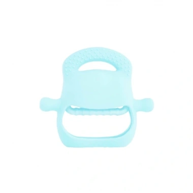Mavi Bebek Silikon Diş Kaşıyıcı