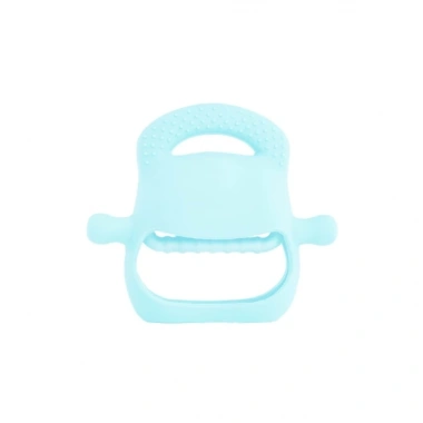 Mavi Bebek Silikon Diş Kaşıyıcı