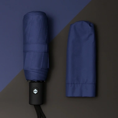 Mavi Kılıflı Otomatik Kompakt Şemsiye