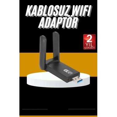 Mbps Wifi Alıcı Kablosuz Wifi Adaptörü Çift Band Çift Antenli