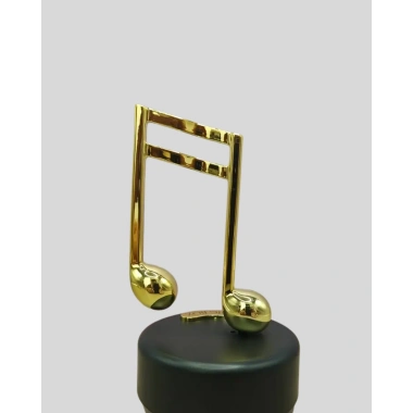 Melodious Music Altın Nota Figürlü Müzik Kutusu